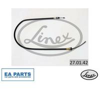 Cable, service brake for SMART CABRIO CITY-COUPE CROSSBLADE LINEX 27.01.42
