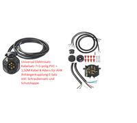 Cable Set 7 Pole + 1 8 Veins 1,50M AHK Trailer Coupling E-Set Universal