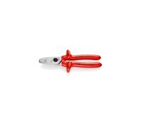 Cable Shears with twin cutting edge chrome-plated, with dipped insulation, VDE-tested 200 mm 95 17 200