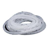 cable sleeve， 3 Meter Spiral Cable Protective Sleeve 3mm 4mm 5mm 6mm 8mm 10mm Wrap Sleeving Tube Band Flame Retardant Winding Pipe Wire Sleeves(Id5mm White 3 Meter)