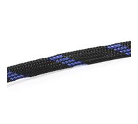 Cable Sleeve 5M PET Insulated Multicolor Braid Sleeving 2mm - 40mm Expandable Wire Cable Sheath Flame-retardant Nylon Braided Mesh Tube(Black Blue,14mm)