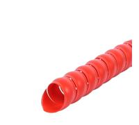 Cable Sleeve,Cable Tidy 1/2/5Meters 8mm 10mm Line Organizer Pipe Protection Flexible Spiral Wrap Winding Cable Wire Protector Sleeve Cover Tube(Red,ID 45mm,5 Meters)