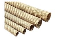 Cable Sleeve Fiberglass Tube Cable Sleeve Soft Chemical Fiber Glass Wire Fiber Braided Insulation(12 MM_5M)