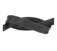 Cable Sleeve, PET Braid Sleeve Black 2 4 6 8 10 12 14 16 20 25 30 35 40 50 60mm High Density Snake Skin Cable Wrap Sheath