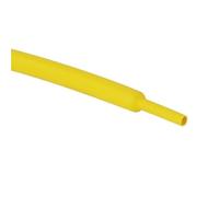 Cable Sleeve Shrink Tubing Water Resistance, 3:1 Adhesive Lined Thermoretractile Wire Wrap Pipe 1piece(Yellow,25.4MM*10M)