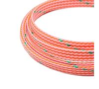 Cable sleeves 1/5/20/50M Expanded Braid Sleeve PP Cotton Yarn 4 8 12mm Soft Wire Wrap Insulated Cable Protection Line Harness Sheath for life(Pink Green Orange,8mm,50 meters)