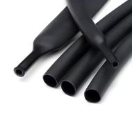 Cable sleeves 100 Meters/ 10M 3:1 Heat Shrink Tube with Glue Polyolefin Shrinking Assorted Wire Cable Sleeving Tubing for life(C,9.5mm,100m)