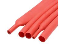 Cable sleeves 100 Meters/ 10M 3:1 Heat Shrink Tube with Glue Polyolefin Shrinking Assorted Wire Cable Sleeving Tubing for life(Red,15.4mm,100m)