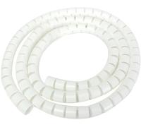 Cable sleeves, Spiral wrap Cable Sleeve,1 Meter 2Meter,8mm to 25mm Wire Spirals Management,(White,25mm 1 meter)
