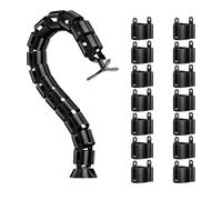 Cable Spine Under Desk Tray Cord Organizers Flexible Snake Tube for Wires Management Easy to Use Adjustable Flexible Wire Tube Easy Setup Computer Home Sleeve Neat Wire Manager Tidy