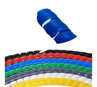 Cable Spiral Tidy 1.0M Winding Tube 8/10/14/16/20/25 mm Wire Organizer Cable Protection Sleeve Spiral Wrap Protector(Blue,50mm,1M)