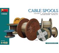 Cable Spools 1:48 Plastic Model Kit Miniart