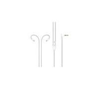 Cable-Stereo-M6PROG2-CL: MEE Audio MX PRO & M6 PRO Replacement Stereo Cable, Clear, 51in, Gold-Plated L-Shaped TRS 3.5mm