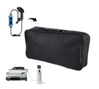 Cable Storage Bag, Jumper Cord Organizer Case, Waterproof Heavy Duty Bag for EV Extension Cords, Tools, Hoses, Adapters, Electric Vehicle Charging Accessories, Portable Car Charging Storage