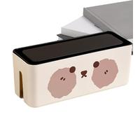 Cable Storage Box | Multifunctional Computer and Charger Cable Organizer | Large Capacity Wire Organizer Box with Lid, Cord Holder for Desk, Office, and Home Use, Ideal for Keeping Cords Tidy and Orga