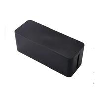 Cable Storage Box Power Strip Case Wooden Line Wire Management Organizer Dust Proof Charger Socket Network Bin Cord Organizer Box(A,L)