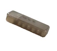 Cable Storage Box with Dustproof Lid Cable Management Box with 7 Compartments North Organisers for Office Organisers