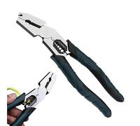 Cable Stripper - 9 in 1 Hand Tool for Crimping - High Carbon Steel Wire Crimping Tool | For Stripping Crimping and Cutting Cables and Lines