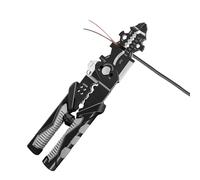 Cable Stripper, Heavy Duty Ergonomic Precision, Electrical Cable Stripper Crimping Tool, for Automotive Construction Terminal Crimping Cutting Clamping Wrapping