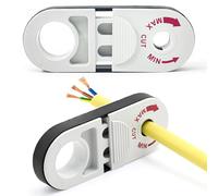 Cable Stripper, Wire Strippers Electrical, Electrician Tools, Rotating Wire Stripping with Precise, Adjustable Stripping, Network Cable Untwist Tool, for Home and Repair Use
