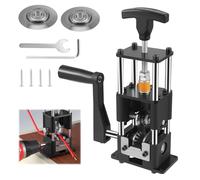 Cable Stripper with 2 Blades, Copper Wire Stripper Machine for Hand Crank or Drill Powered, Cable Stripper Machine for 1-30mm Cable, Adjustable Cable Stripper Tool for Scrap Copper Recycling