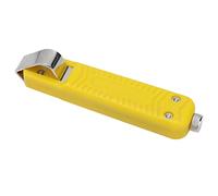 Cable Stripping Knife, Universal Stripping Tool with Adjustable Cutting Depth Stainless Steel Coaxial Wire Knife Stripper for 4-16 mm Ø Round Cable Stripping