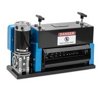 Cable Stripping Machine 400 W 9 Slots 0 to 25 M/min - Wire Strippers by MSW Blue,Grey