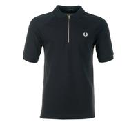Cable Taped Polo Shirt Navy, Medium