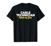 Cable Technician Made By God T-Shirt