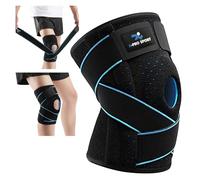 Cable Technologies Knee Brace with Side Stabilizers, X-Pro Sport Adjustable Patellar Knee Brace, Meniscus Cruciate Ligaments Support, Professional Breathable Orthopedic Brace for Men and Women