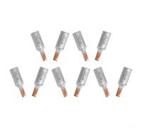 Cable Terminal Connector, 10pcs DTLC Circuit Breaker Copper Aluminium for Instrument Panel Electrical Installation Lug(DTLC-50)