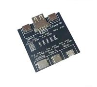 Cable Tester Board for Testing USB and USB-C Data and Charging Cables Using Illuminated Indicators to Detect Power Anomalies