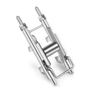 Cable Threading Aid Single Person Use Metal Construction Silver Lightweight Compact Electrical Enclosure Cable Installer Junction Box Electrician Wire Pulling Tool (1pc)