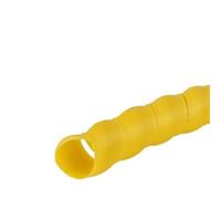 cable tidy, 1 Meter 8mm 10mm Flexible Sleeve Line Organizer Cover Tube Pipe Winding Protection Cable Wire Protector(Yellow,ID 30mm)