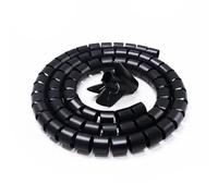 cable tidy, 1 Meter Cover Tube Line Organizer Pipe Protection Winding Cable Wire Protector(White,25mm inside diameter)