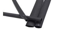 Cable Tidy 1 Meter Heat Shrink Tube Dia 1 2 3 4 5 6 7 8 9 10 12 14 16 20 25 30 40 50 mm 2:1 Polyolefin Thermal Cable Sleeve Insulated Black(45MM_1M)