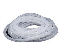 cable tidy, 1PCS Circuit Wire Harness Spiral Protection Sleeve Insulation Auto Mechanical Cable Tube Sleeving)(White,8mm (12meter))
