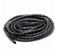 cable tidy, 1PCS Circuit Wire Harness Spiral Protection Sleeve Insulation Auto Mechanical Cable Tube Sleeving)(Black,18mm (4meter))