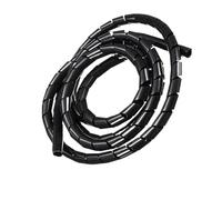cable tidy, 1pcs Sleeving Band Tube Flame Retardant Cable Protective Line Wire Management Wrap Winding Wire Sleeves(Black,1 Meters ID 4.0mm)