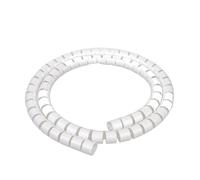 cable tidy, 1pcs Wire Protector Cover Tube Protection Winding Cable Line Organizer Pipe(White,15mm 5 Meters)