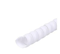 Cable Tidy,Cable Management 1/2/5Meters 8mm 10mm Line Organizer Pipe Protection Flexible Spiral Wrap Winding Cable Wire Protector Cable Sleeve Cover Tube(White,ID 22MM_2 METERS)