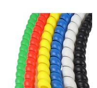 Cable Tidy,Cable Sleeves Colorful Wire Wrap Spiral In Cable Sleeve Wiring Harness Motorcycle Heat Pipe Sleeve Cable Sleeves Winding Pipe 8-12mm(Yellow,12MM_5M)