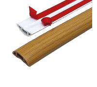 cable tidy， Cable Trunking Self Adhesive, Conduit For Wall Corner Desk TV, Pack Of 2, Multiple Colors, Sizes(Yellow,3#)