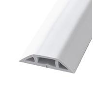 cable tidy， Cable Trunking Self Adhesive, Conduit For Wall Corner Desk TV, Pack Of 2, Multiple Colors, Sizes(White,4#)