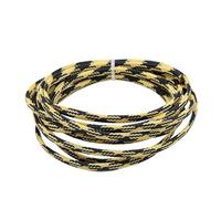Cable Tidy Management Sleeve, Cable Sleeves 2m PET Braid Multiple Sizes Multicolor(Black Yellow,6mm)
