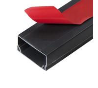 cable tidy， Protect Cables,Self-Adhesive,for Use In Offices,living Rooms,meeting(Black,39 * 19mm)