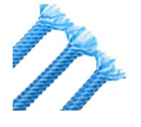 Cable Tidy Sleeve 1/5/10M Braided Cable Sleeve 4mm 8mm 12mm PP Cotton Yarn Mixed Expandable Flexible Insulate Line Protector Wire Wrap Sheath For Home Office Use(Blue Clear,12mm,1 Meter)