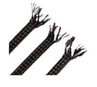 Cable Tidy Sleeve 1/5/10M Braided Cable Sleeve 4mm 8mm 12mm PP Cotton Yarn Mixed Expandable Flexible Insulate Line Protector Wire Wrap Sheath For Home Office Use(Brown Black,8mm,1 Meter)