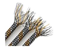 Cable Tidy Sleeve 1/5/10M Braided Cable Sleeve 4mm 8mm 12mm PP Cotton Yarn Mixed Expandable Flexible Insulate Line Protector Wire Wrap Sheath For Home Office Use(Orange White Grey,8mm,5 Meters)