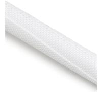 Cable Tidy Sleeve 1/5M Self Closing Expandable Braided Sleeve Dia 5 8 10 13 16 19 25 30 mm Cable Protector Harness Nylon Wire Wrap For Home Office Use(WHITE,60mm,1 Meter)